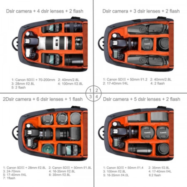 Рюкзак Puluz PU5011H grey